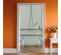 Eva Semi Transparent Rideau Thermique Isolant Anti 75 x 246 cm Thermiquement et Auto Eva Transparent Rideau Thermique en PVC pour Cuisine et Salon, Gris