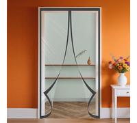 Eva Semi Transparent Rideau Thermique Isolant Anti 80 x 254 cm Thermiquement et Auto Eva Transparent Rideau Thermique en PVC pour Cuisine et Salon, Noir