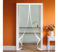 Eva Semi Transparent Rideau Thermique Isolant Anti 80 x 262 cm Thermiquement et Auto Eva Transparent Rideau Thermique en PVC pour Cuisine et Salon, Blanc