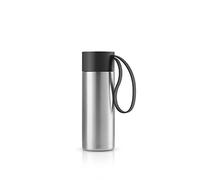 EVA SOLO 5706631068703 567467 gobelet Isolant, 350 ML, Acier Inoxydable, Noir, 20,7 x 7,8 x 7,8 cm