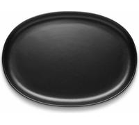 EVA SOLO | Assiette ovale 32 cm | Nordic Kitchen | Noir | Grès