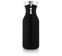 EVA SOLO Carafe de réfrigérateur | Design scandinave | 1 litre - 1,0 l | Verre borrosilicate | Acier inoxydable | Silicone | Passe au lave-vaisselle | 100% anti-goutte | Black Woven