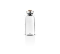 Eva Solo Carafe en verre Silhouette, Carafe, Carafe à eau avec couvercle, verre borosilicaté, acier inoxydable, bois de chêne, transparent, 1 L, 591505