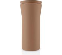 EVA SOLO | City To Go Cup 12oz Mocca | Gobelet thermos pratique à double paroi pour une utilisation facile et simple d'une seule main - le couvercle à clic permet de boire de tous les côtés | Moka
