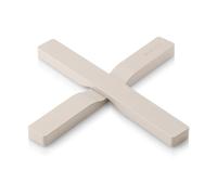 Eva Solo Dessous de plat magnétique en nylon et silicone - En forme de croix - Sable - 19,5 x 2 x 0,15 cm - Passe au lave-vaisselle