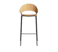 Eva Solo Dosina Tabouret de Bar 75 cm Tapissé Chêne/Cognac