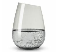 Eva Solo Glas Smokey Grey, Trinkglas, Wasserglas, mundgeblasenes Glas, Grau, 380 ml, 541043