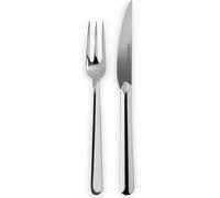 Eva Solo Legio Nova Grillbesteck-Set 8-tlg., Messer, Gabeln, Hochglanzpolierter Edelstahl, Silberfarben, 551782