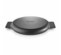Eva Solo Nordic kitchen Deckel für Sautierpfanne, Topfdeckel, Schwarz, Eiche/Aluminium, Ø 24 cm, 280524
