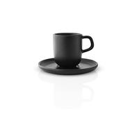 Eva Solo Nordic kitchen Espressotasse mit Untertasse Espresso Tasse Black 65 ml