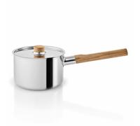 Eva Solo Nordic kitchen Kasserolle, Stielkasserolle, Stieltopf, Saucentopf, Kochtopf, Kochgeschirr, Edelstahl, Eiche, 2 L, 281220