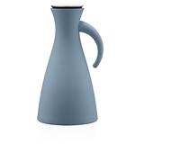 EVA SOLO | Pichet isotherme 1,0 l bleu poussiéreux | Pichet en verre avec support stable et large ouverture | Plastique, acier inoxydable, silicone | Design danois | Bleu poussiéreux