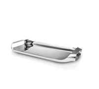 Eva Solo | Plateau de Service 43 x 25 cm en Acier | Évitez Les déversements de café et Le Contenu renversé - Les poignées Profondes améliorent la stabilité et l'équilibre Lorsque Vous transportez Le