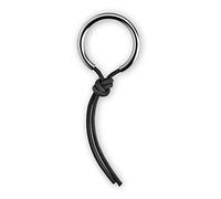 EVA SOLO | Porte-clés | Cuir et acier inoxydable | Noir