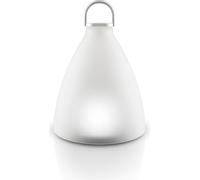 Eva Solo SunLight Bell, Lampe solaire, Lampe solaire, Lampe de table, Lampe de balcon, Verre givré/aluminium/plastique, Petite, 571327
