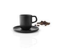 EVA SOLO | Tasse à Expresso de Cuisine Nordique avec Soucoupe | Tasse à Expresso à la Bonne Taille | Lot de 4 | Noir