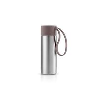 Eva Solo | To Go Cup 0,35 l Marron vintage | Tasse isotherme à double paroi | Design danois élégant avec sangle pratique et couvercle à clic