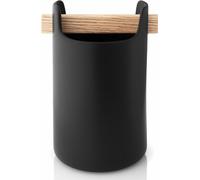 Eva Solo Toolbox Aufbewahrungsbehälter, Aufbewahrungsbox, Kaffeedose, Zuckerdose, Eiche/Keramik, Schwarz, H 15 cm, 520425