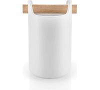 Eva Solo Toolbox, Aufbewahrungsbehälter, Aufbewahrungsbox, Kaffeedose, Zuckerdose, Eiche/Keramik, Weiß, H 20 cm, 530637