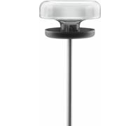 Eva Solo Vogelfutterstation, Vogelfutterhaus, Futterhaus, Vogelfutterspender, Draußen, Garten, Nylon/Glas/Edelstahl, Schwarz, Ø 22 cm, 571039