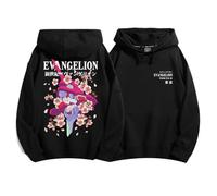 EVA Souryuu Asuka Langley Ayanami Rei Unisex Anime Hoodie EVA Veste Capuche Pullover Casual Sweatshirt Cosplay Couple Tops