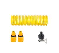 EVA Spring Butler Arrosage Tuyau de Lavage de Voiture Antigel Résistant à l'usure Irrigation de Fleurs Maison Jardin Essentiel Connecteur de Mamelon Universel(Yellow,15M universal)