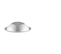 Eva Trio Couvercle bombé 20 cm en acier inoxydable La forme bombée du couvercle crée un espace supplémentaire dans la casserole et la poêle, acier brossé