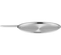 Eva Trio - Couvercle En Acier Inoxydable De 24 Cm - La Partie En Acier Du Couvercle Est Composée À 90 % D'acier Inoxydable Recyclé Post-Consommateur - Acier Brossé