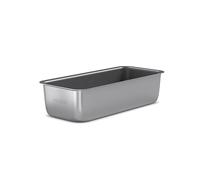EVA-TRIO Moule à pain/gâteau professionnel 3,0 l en céramique Slip-Let® antiadhésif | avec leurs coins et côtés arrondis, les moules à pain et à gâteaux sont faciles à manier | Gris