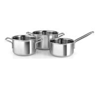 Eva Trio Multi Kochgeschirr-Set - 3-teilig - silber