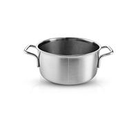 Eva Trio - Pot multifonction en céramique Mosaic Slip-Let® - 4,8 l - 24 cm - Revêtement antiadhésif - 85-90 % acier inoxydable recyclé post-consommation et 100 % aluminium recyclé post-consommation -