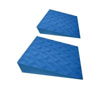 EVA Yoga Foam Wedges 2 Pack - Supportive Work Out Wedge Blocks | Lightweight Gear for Pilates, Squats, Pushups & Planks | Balance, Strength Training & Foot Rehabilitation Fitness Aid