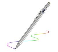 Evach Active Stylus Crayon numérique avec pointe ultra fine de 1,5 mm pour iPad/iPhone/Samsung/HP/Dell/Asus, stylet à dessin sur écrans tactiles, gris