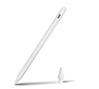 EVACH Stylet pour iPad 6e à 11e - Compatible avec Apple iPad Pro 11/12.9/M4, iPad Air 3/4/5/M2/M3, iPad mini 6/5, Pixel - Précision parfaite, rejet de paume, sensibilité à l'inclinaison comme Apple