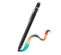 Evach Stylus Pen for Samsung Galaxy Tab A9 A8 A7 - High-Precision Fine Tip Digital Pencil with Magnetic Fabric Cap 2 in 1 Sensitive,Good for Writing,Pencil for Samsung Galaxy Tab A9 A8 A7,Black