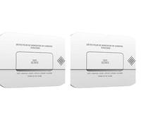 EVACUATE - Détecteur de monoxyde de Carbone NF autonomie 3 Ans (Lot de 2)