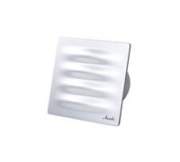 Évacuateur Air Hygrostat 100mm Ventilateur aspirant Timer Silent Vertico Argent
