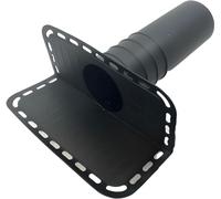 Évacuation d'attique, évacuation d'angle, bride bitumineuse, gargouille de toit, évacuation d'urgence, drainage, DN 50-100 (DN 100) gargouille de toit