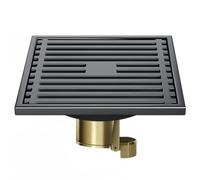 Évacuation de douche linéaire avec filtre à cheveux, caniveau de sol rectangulaire pour cuisine, salle de bain, garage, sous-sol, hôtel