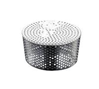 Évacuation de jardin en acier solide - Construction résistante à la souris - Flux d'air d'évacuation d'eau extérieur optimisé pour terrasses, ponts, souris, résistant aux intempéries