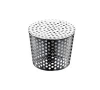 Évacuation de l'eau extérieure en acier pour surfaces ventilées petite installation drain de sol barrière animale pour tuyaux de drainage extérieur terrasses grille