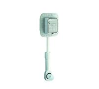 Evacuation WC Robinet Grohe de chasse pour WC Chromé fond plat 37157000