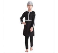 Evago Enfants Burkini Maillot De Bain Pour Fille Enfants Lange Zwembroek Dames Muslim Sports Hijab Swim Maillot Islam Stroje Kompielowe For Full-Maillot De Bain Musulman-Kids-120-Female