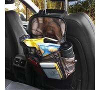 Evago Lot De 2 Organisateurs De Siège D'auto Tapis De Protection Sac De Rangement Pour Arrière Avec Poches Protecteurs Accessoires De Voyage/Organisateur De Siège D'auto-1-28x35x9cm