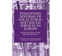 Evaluating Reforms Of Local Public And Social Services In Europe
