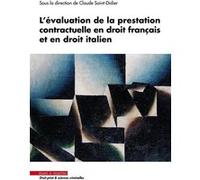 L'évaluation De La Prestation Contractuelle En Droit Français Et En Droit Italien