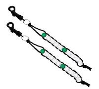 Évaluation des perles de golf, 2pcs interrupteur léger à billes de strass blanc et vert portable pour la compétition