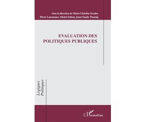 Evaluation des politiques publiques - Jean-Claude Thoenig - L'harmattan - broché - Livre