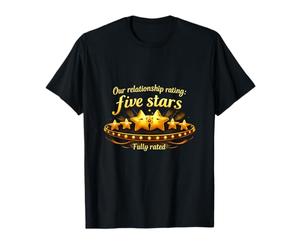 Évaluation des Relations avec Cinq étoiles, nouveauté Funny Couple T-Shirt