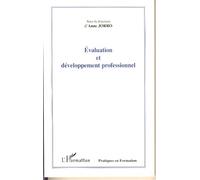 Evaluation et développement professionnel - Anne Jorro - L'harmattan - broché - Etude